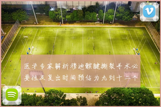医学专家解析穆迪髌腱撕裂手术必要性及复出时间预估为九到十二个月